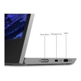 Lenovo L15 - Monitor portátil 39,6 cm / 15.6" Full HD (1920x1080), IPS, 60Hz, 6ms, Luz Azul Baja, USB-C con Power Delivery 65W, Negro/Gris