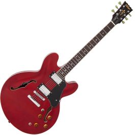 Vintage Guitarra Semi-Acústica VSA500 Cherry Red con Doble Bobina Precio: 409.69000017. SKU: B16PXZVPTX
