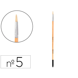 Liderpapel Pincel Nº 5 Punta Redonda para Oleo y Acrilica de Pelo de Cerda Certificado FSC Precio: 13.068. SKU: B1EMWS7E9J