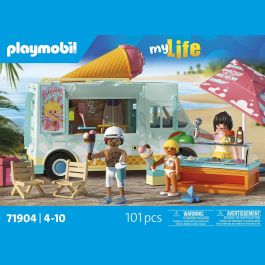 PLAYMOBIL Camión de Helados con Tienda de Surf 71904 para Niños +4 Años
