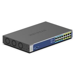 NETGEAR GS516UP-100EUS Switch 16 Puertos Gigabit Ethernet Unmanaged POE Ultra60 con 380W y Montaje en Rack