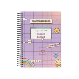 Agenda Escolar Liderpapel 25-26 Espiral Pixel Morado Dia Pagina A5 Bilingüe Papel Fsc 80 gr Agenda Escolar Liderpapel 25-26 Espiral Pixel Morado Dia Pagina A5 Bilingüe Papel Fsc 80 gr