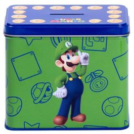 Nintendo Hucha y Taza de cerámica Luigi Super Mario Bros