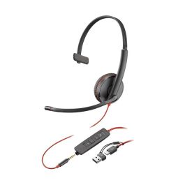 HP Poly Blackwire 3215 Monaural USB-C Headset +3.5mm Plug +USB-C/A Adapter (Bulk) Precio: 53.49999996. SKU: B13ARR8AJF