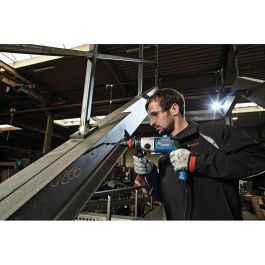 Bosch GBM 13-2 RE Taladro percutor con llave, 750W, velocidad ajustable, 1750 RPM, empuñadura adicional