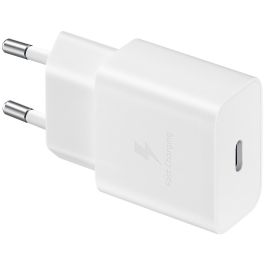 Samsung Cargador de Pared 15W USB-C Blanco + Cable USB-C a USB-C 1M Blanco EP-T1510XWEGEU