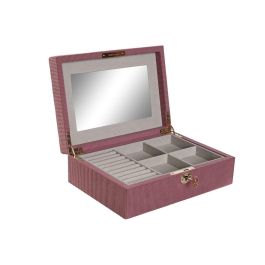 Caja-Joyero Home ESPRIT Crema Magenta 27 x 19 x 9 cm Precio: 26.8899994. SKU: B1CZXJ5JBM
