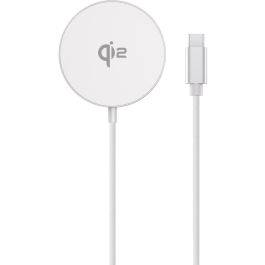 eSTUFF Cargador inalámbrico magnético QI2 15W para iPhone MagSafe y Android con cable USB-C Precio: 27.50000033. SKU: B1GYZ3YFBV