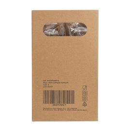 La Mediterranea Vaso Cerveza 400 ml Ps 7 x 13.5 x 7 cm (24 Unidades)