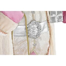 DKD Home Decor Figura Decorativa de Navidad Fantasia, Colores Rosa y Gris Claro, de Poliéster, PVC y Madera - 50 x 124 x 60 cm DKD Home Decor Figura Decorativa de Navidad Fantasia, Colores Rosa y Gris Claro, de Poliéster, PVC y Madera - 50 x 124 x 60 cm