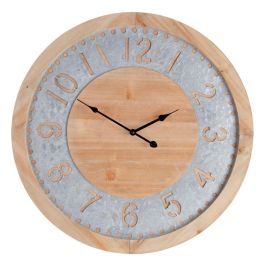 Reloj de Pared Natural Madera de abeto 60 x 4,5 x 60 cm Precio: 45.59000006. SKU: S8801372