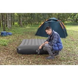 Bestway 671BS Colchón hinchable Tritech Queen para 2 personas con bomba USB integrada, medidas 2,03m x 1,52m x 30cm de altura
