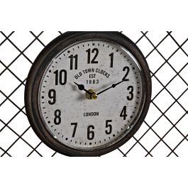 DKD Home Decor Reloj Pared Loft Gris Oscuro 5 x 42 x 93 cm