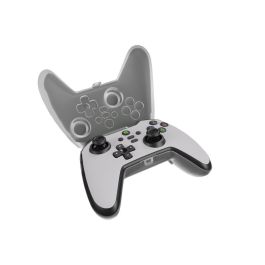 GENESIS Mangan 400 Gamepad Inalámbrico Bluetooth Blanco para PC, Switch, Android, iOS. Precisión, Vibración, Joysticks Analógicos