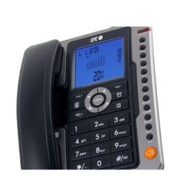 SPC 3604N Teléfono Fijo con Manos Libres, Identificación de Llamadas, Pantalla Iluminada y 7 Memorias Directas, Negro. Para Sobremesa o Pared SPC 3604N Teléfono Fijo con Manos Libres, Identificación de Llamadas, Pantalla Iluminada y 7 Memorias Directas, Negro. Para Sobremesa o Pared