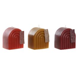 DKD Home Decor Vela Urban de Cera con Arcos, Surtido Colores Terracota Mostaza Rojo, 320 gr, 6x9x8 cm (12 Unidades) Precio: 75.49999974. SKU: B177C99NKZ