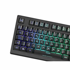 Teclado Gaming Mars Gaming MKREVO LED RGB Negro