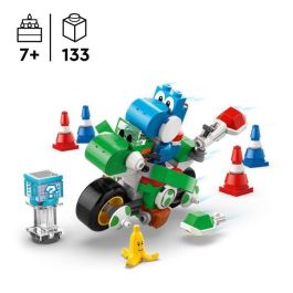 Lego Super Mario Juego de Construcción Mario Kart Moto Yoshi para Niños a partir de 7 Años