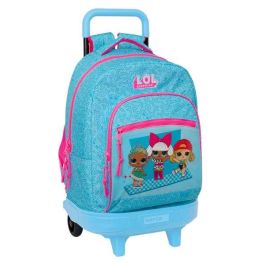 Mochila Escolar con Ruedas LOL Surprise! Divas Azul 33 X 45 X 22 cm Mochila Escolar con Ruedas LOL Surprise! Divas Azul 33 X 45 X 22 cm