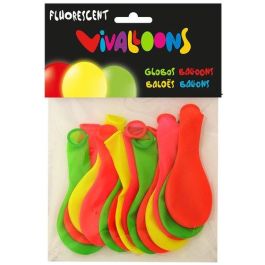 Blanca Globo 100% látex biodegradable fluorescente colores surtidos bolsa de 15 unidades para fiestas y eventos Precio: 1.49999949. SKU: B1ECCFNTHD