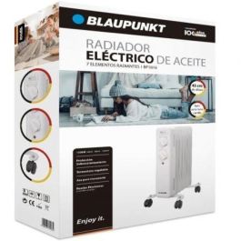 Blaupunkt BP1016 Radiador de Aceite, 1500W, 7 Elementos Caloríficos, Protección Sobrecalentamiento, Ruedas