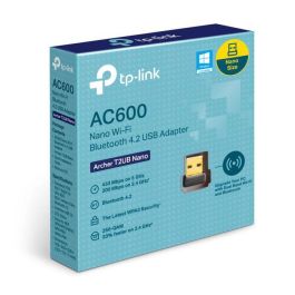 TP-Link Archer T2UB Nano Adaptador USB WiFi AC600 Dual Band (200Mbps 2.4GHz, 433Mbps 5GHz) con Bluetooth 4.2 Miniatura
