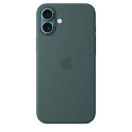 APPLE iPhone 16 Plus - Funda de Silicona con MagSafe - Verde Lago APPLE iPhone 16 Plus - Funda de Silicona con MagSafe - Verde Lago