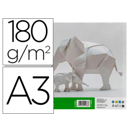 Liderpapel Cartulina A3 180g/m2 Blanco Paquete 30 Hojas en Carpeta Dossier Transparente con Cierre Precio: 6.50000021. SKU: B1JG4F4ZLZ
