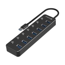 Sandberg USB 3.0 Hub de 7 Puertos con Interruptores Individuales. Conexión Fiable y Transferencia de Datos Rápida para tus Accesorios Precio: 30.50000052. SKU: B1KMEMBQEW