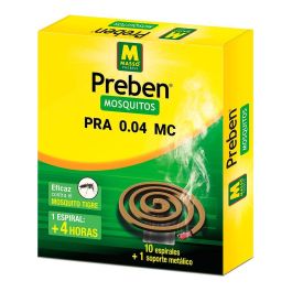 Massó Espiral Antimosquitos 10 uds + Soporte, Protección Exterior hasta 15 m², Especial Mosquito Tigre Precio: 3.50000002. SKU: S7907080