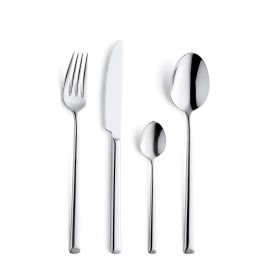 Amefa Caja 12 Tenedores Mesa Acero Inoxidable Metropole 21,1 cm 2,5 mm Apto Lavavajillas Brillo