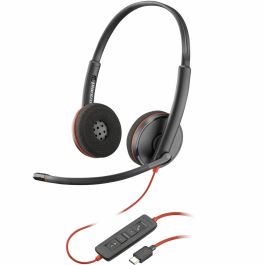 Poly Blackwire 3220 Auricular UC cableado con Micrófono Cancelación Ruido Estéreo USB-C para PC, Llamadas, Música y Multimedia Precio: 37.50000056. SKU: B14XARZQ7S