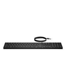 HP Teclado 320K con Cable Negro USB Tipo A