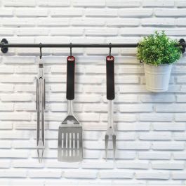 Set de Utensilios para Barbacoa Aktive 3 Piezas Barbacoa Acero Inoxidable 9 x 41 x 5 cm (4 Unidades) Set de Utensilios para Barbacoa Aktive 3 Piezas Barbacoa Acero Inoxidable 9 x 41 x 5 cm (4 Unidades)