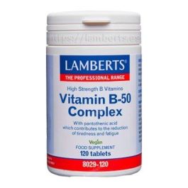 LAMBERTS Complejo Vitaminas B-50, 120 tabletas. Reduce cansancio, apoya sistema inmune y función psicológica. Precio: 28.5000001. SKU: B128TGRKND