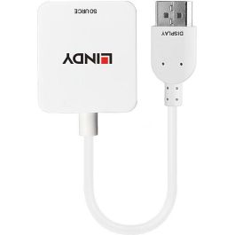 Lindy HDMI 1.4 to DisplayPort 1.1 Converter Soporta Ultra HD 4K Conector para PC Laptop Blu-ray a Monitor DisplayPort Audio 7.1