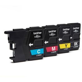 Brother LC-985VALBPDR Multipack de Tinta Original Negro, Cian, Magenta, Amarillo (4 Piezas)