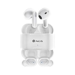 Auriculares Bluetooth NGS Ártica Duo con estuche de carga/ Autonomía 5h/ Blancos