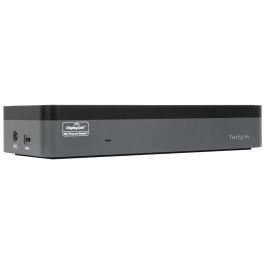 Targus DOCK570EUZ Docking Station Alámbrica Negra con 4 HDMI y 4 DisplayPort, Compatible con Windows y Mac OS