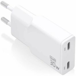 AISENS - CARGADOR GaN ULTRA DELGADO 30W, 2xUSB-C PD3.0 QC4.0, BLANCO Precio: 10.89. SKU: B14K3QEFVE