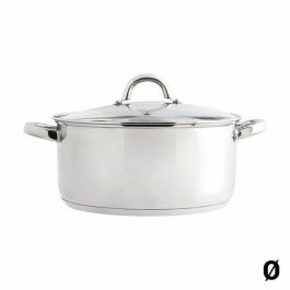 Cacerola con Tapa de Cristal Quid Ottawa Acero Inoxidable Precio: 17.78999959. SKU: S2701837