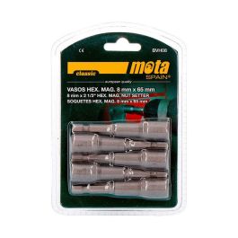 Mota Juego de puntas vaso hexagonal magnético 8x65mm bvh08, acero, 5 piezas, encastre 1/4" Precio: 6.89000015. SKU: S7917125