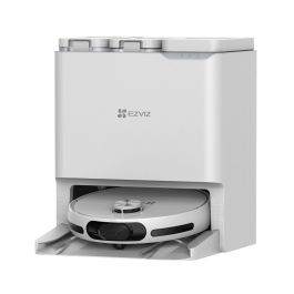 Ezviz Robot aspirador con mopa EZV1726330905836, Cepillo lateral elevado, 7200 Pa, Limpieza con agua caliente a 60 °C