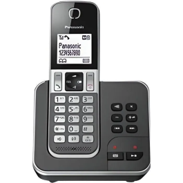 Panasonic KX-TGD320FRG Teléfono Inalámbrico con Contestador Automático Negro Precio: 63.50000019. SKU: B15MRHLTFZ