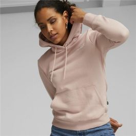 Sudadera con Capucha Mujer Puma Rosa claro