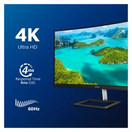Philips Monitor Curvo 328E1CA de 31.5 Pulgadas 4K UHD VA 1500R 2xHDMI DP Negro
