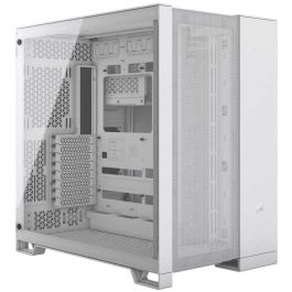 Corsair 6500D AIRFLOW Caja de PC MID-TOWER Blanca CC-9011260-WW - Flujo de Aire Excepcional, Diseño de Cámara Doble