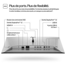 HP 724pf Monitor Series 7 Pro 23.8 pulgadas FHD 100Hz - Precisión Color, Contraste 1500:1, Micro-Bordes, Ergonómico, Libre de PVC