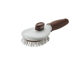 Hunter Cepillo Autolimpiable para Perros Talla L con Botón Integrado para Retirar Pelo Muerto, Mango Ergonómico Antideslizante Hunter Cepillo Autolimpiable para Perros Talla L con Botón Integrado para Retirar Pelo Muerto, Mango Ergonómico Antideslizante