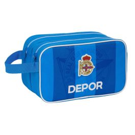 Safta Neceser adaptable a carro, 2 cremalleras, Real Deportivo de La Coruña, 26x15x12,5 cm